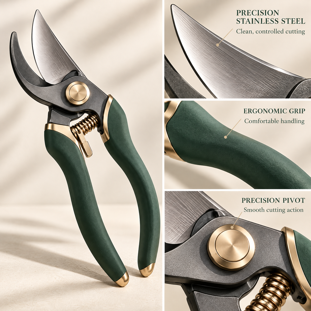 Velqathir™ Professional Bypass Pruning Shears