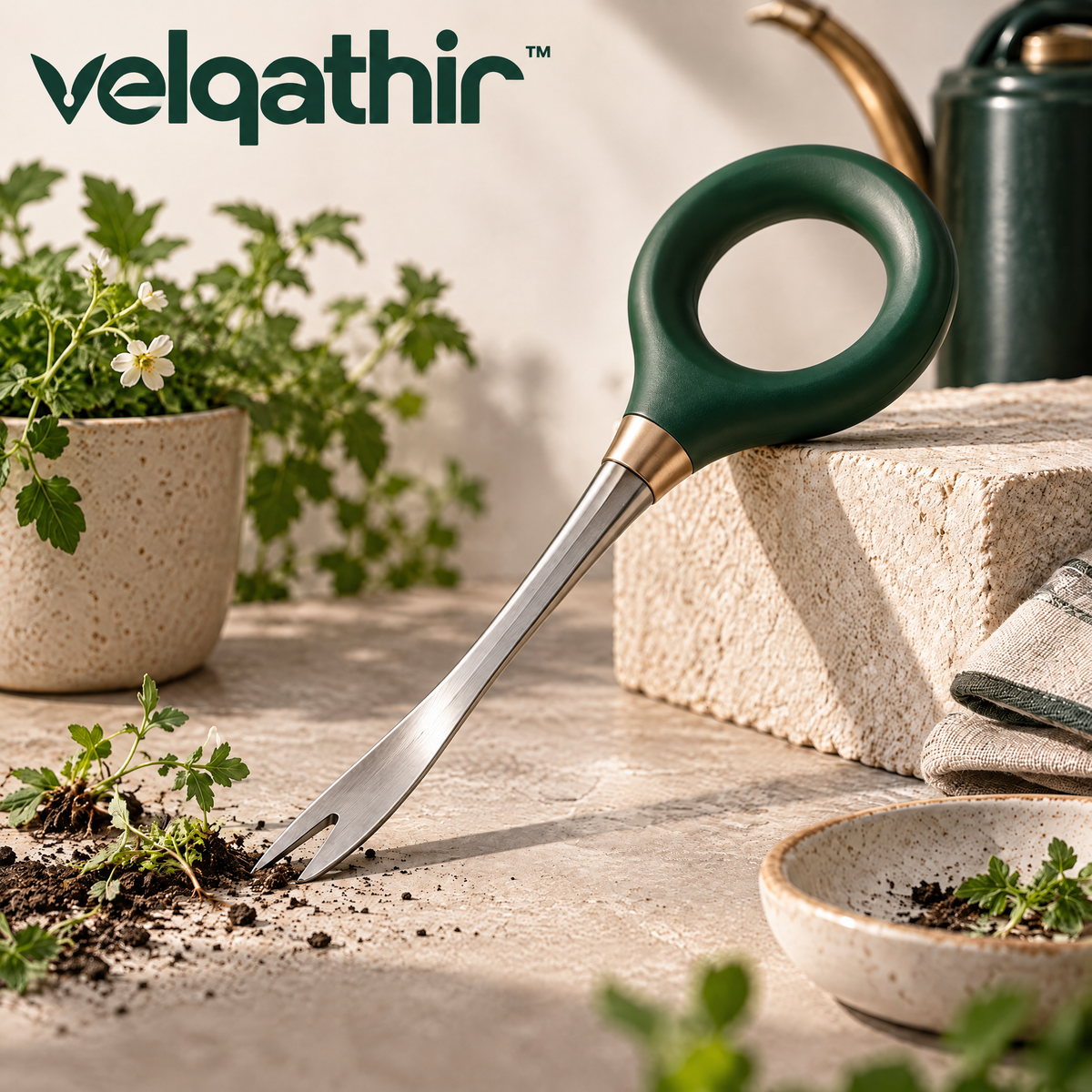 Velqathir™ Stainless Steel Root Weeder