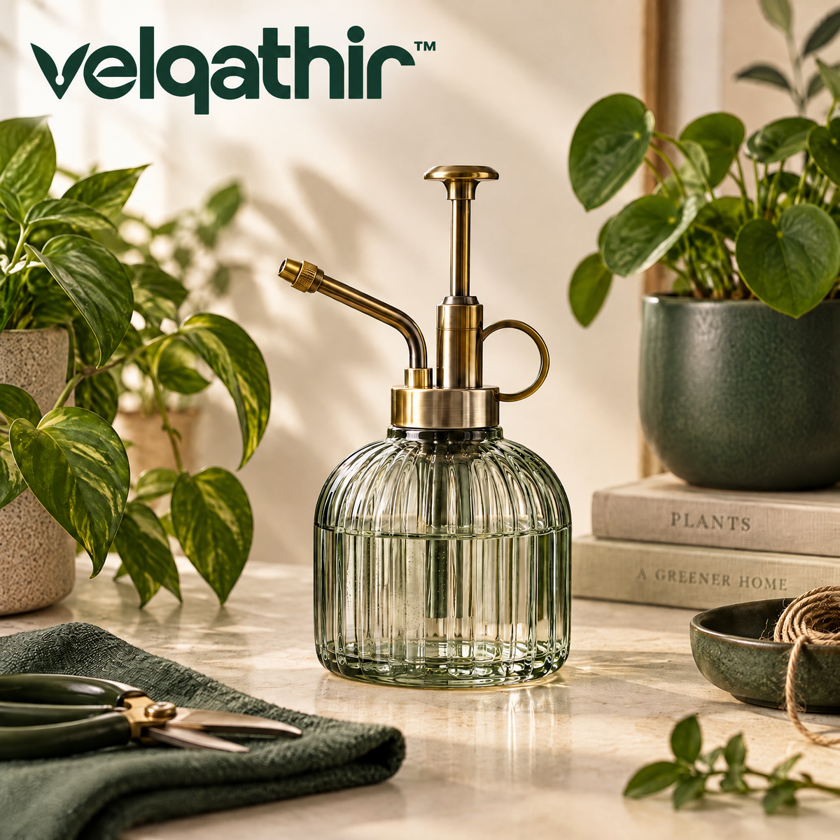 Velqathir™ Vintage Glass Plant Mister