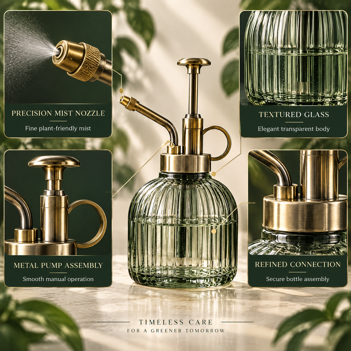Velqathir™ Vintage Glass Plant Mister