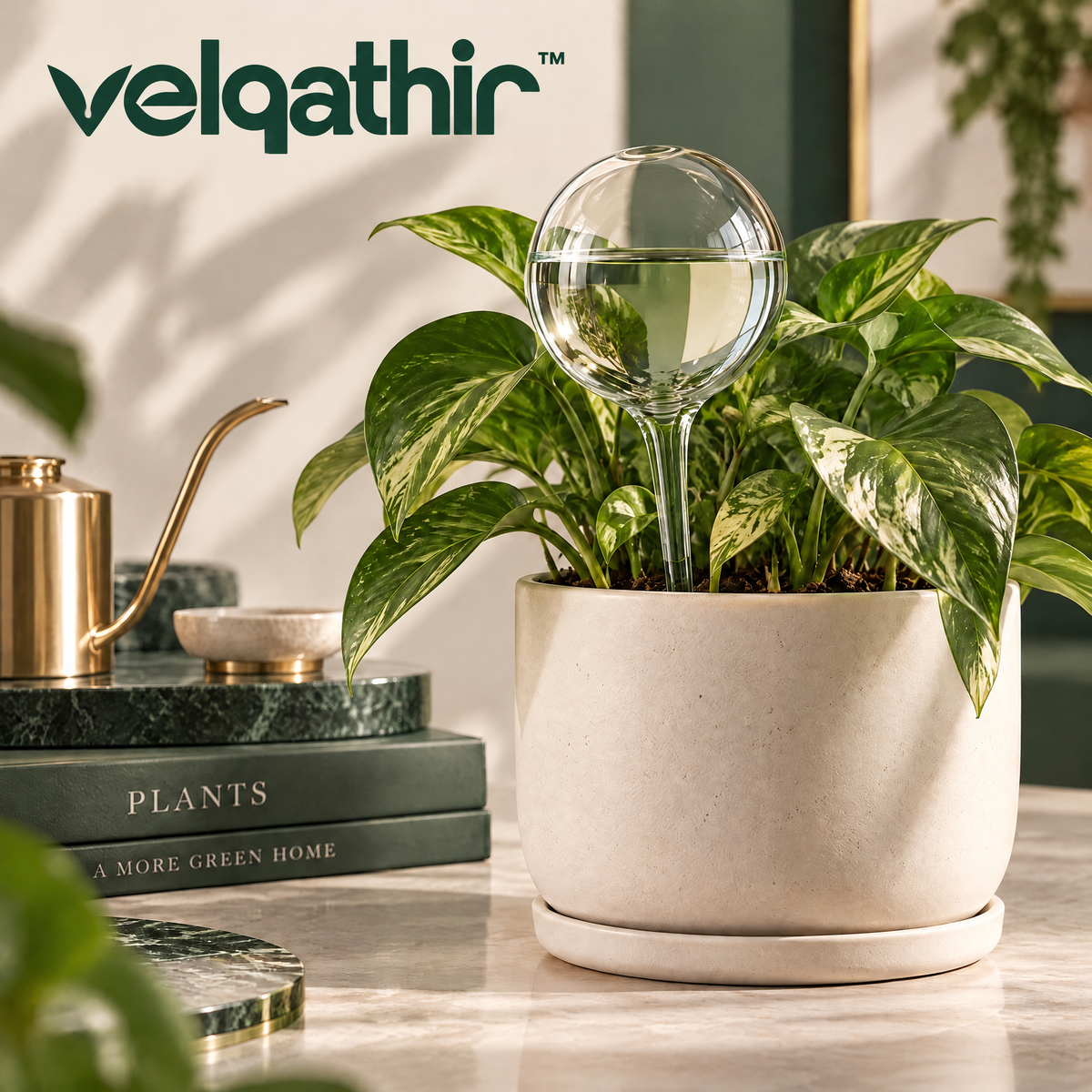 Velqathir™ Self-Watering Glass Plant Globe