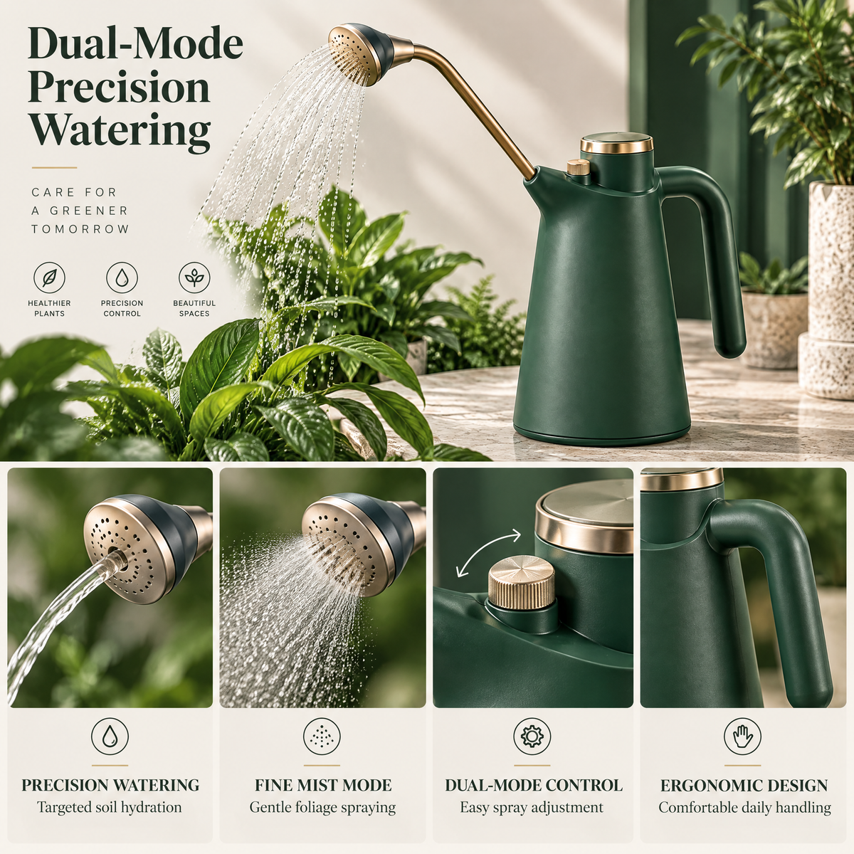 Velqathir™ Precision Shower Watering Can