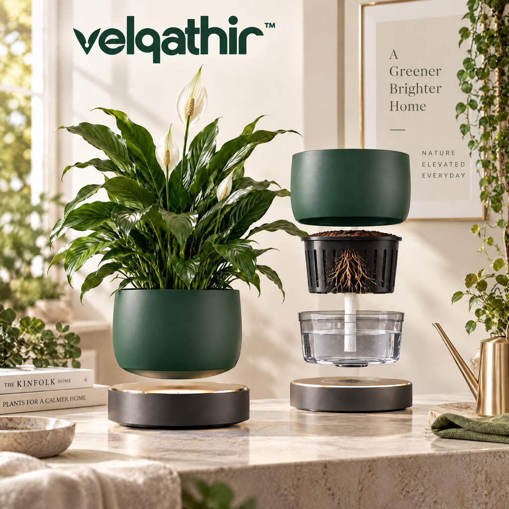 Velqathir™ Self-Watering Indoor Planter