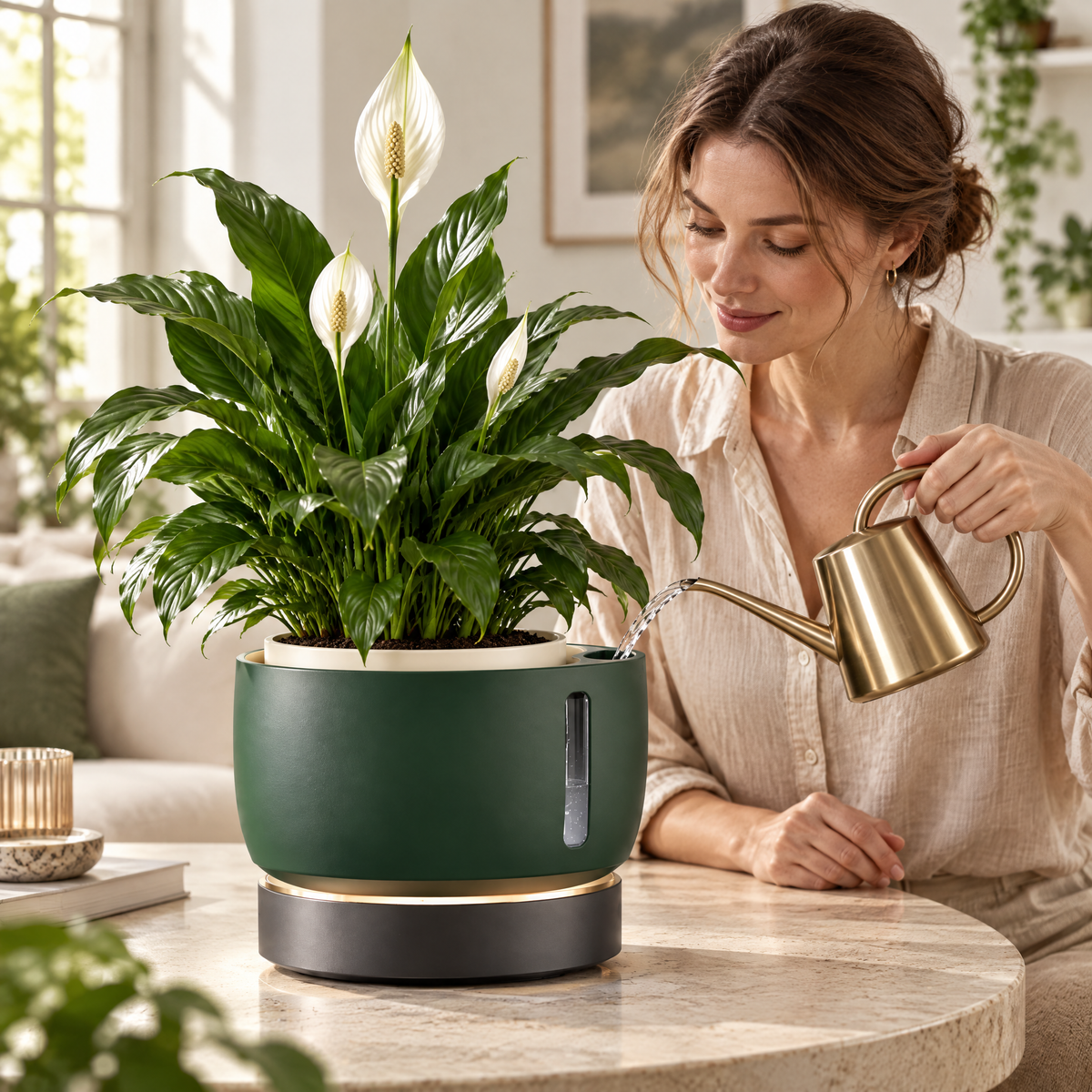 Velqathir™ Self-Watering Indoor Planter