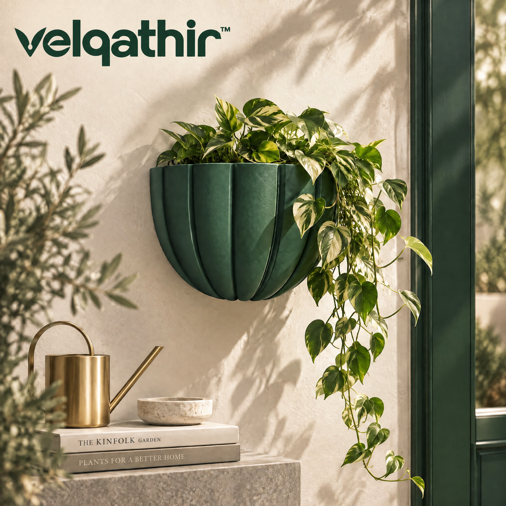 Velqathir™ Hanging Wall Planter Bowl