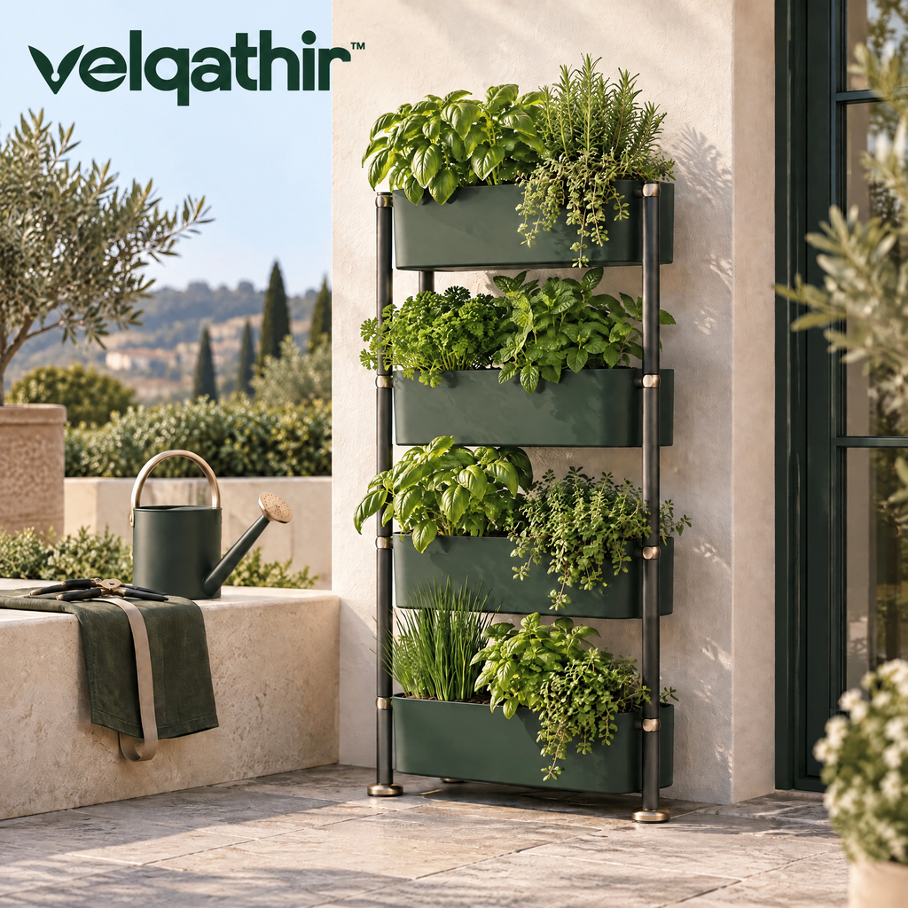 Velqathir™ 4-Tier Vertical Herb Garden Planter