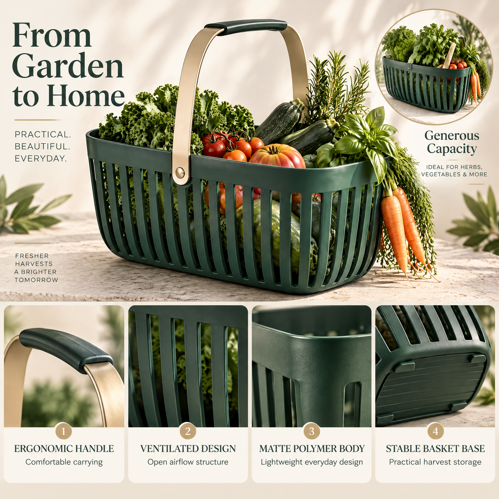 Velqathir™ Garden Harvest Basket